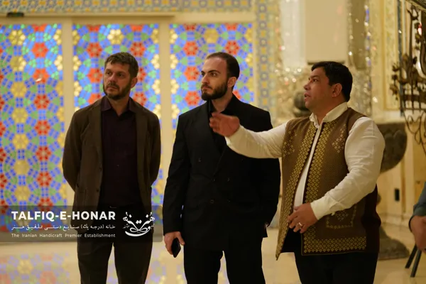 بازدید دبیرکل انجمن جهانی متروپلیس از خانه (درجه یک ) صنایع دستی تلفیق هنر  